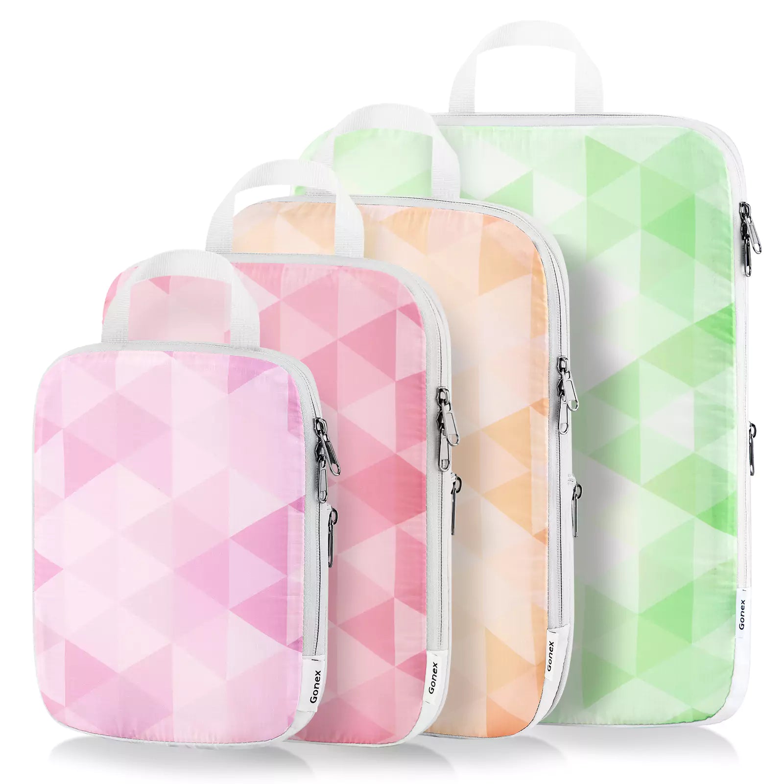 Gonex packing cubes for travel gradient triangle