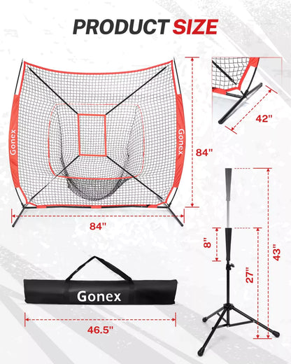 Gonex pitching net size