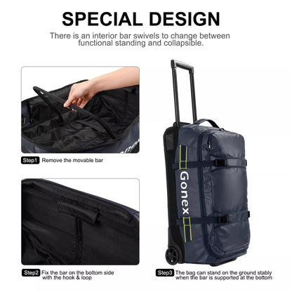 Special design of gonex travel bag with wheels