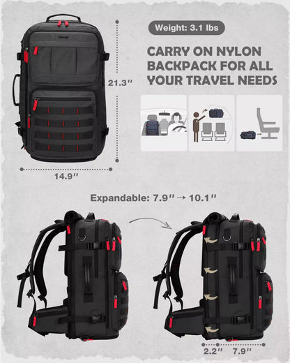 Gonex nylon trip backpack specification