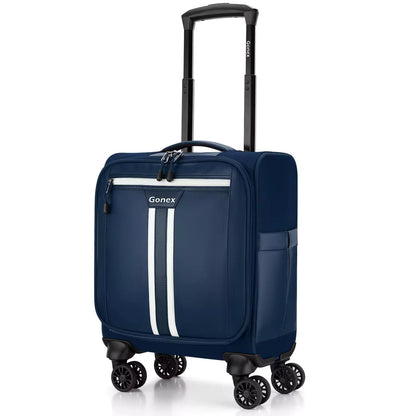 Gonex 14 inch underseat luggage blue