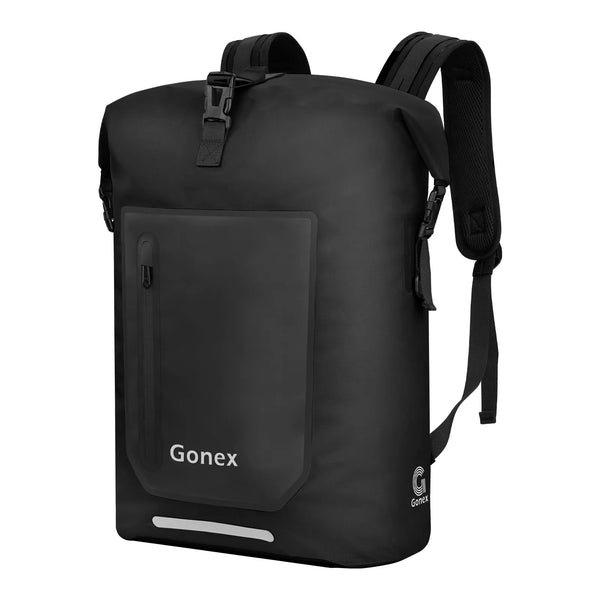 black leather roll down backpack Will Leather Goods Roll Top Backpack