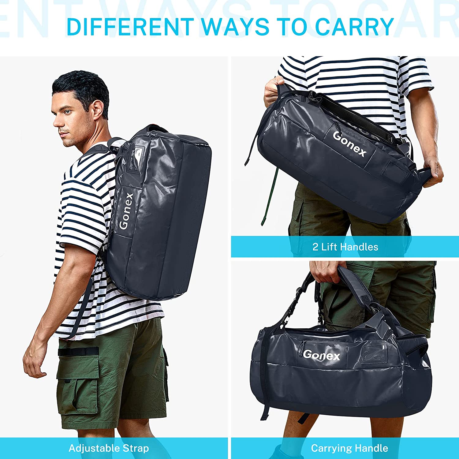 different ways to carry