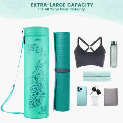 Gonex Sac de Yoga en Toile avec Poches Multiples, Sac de Sport pour Gonex Sac de Yoga en Toile avec Poches Multiples, Sac de Sport pour