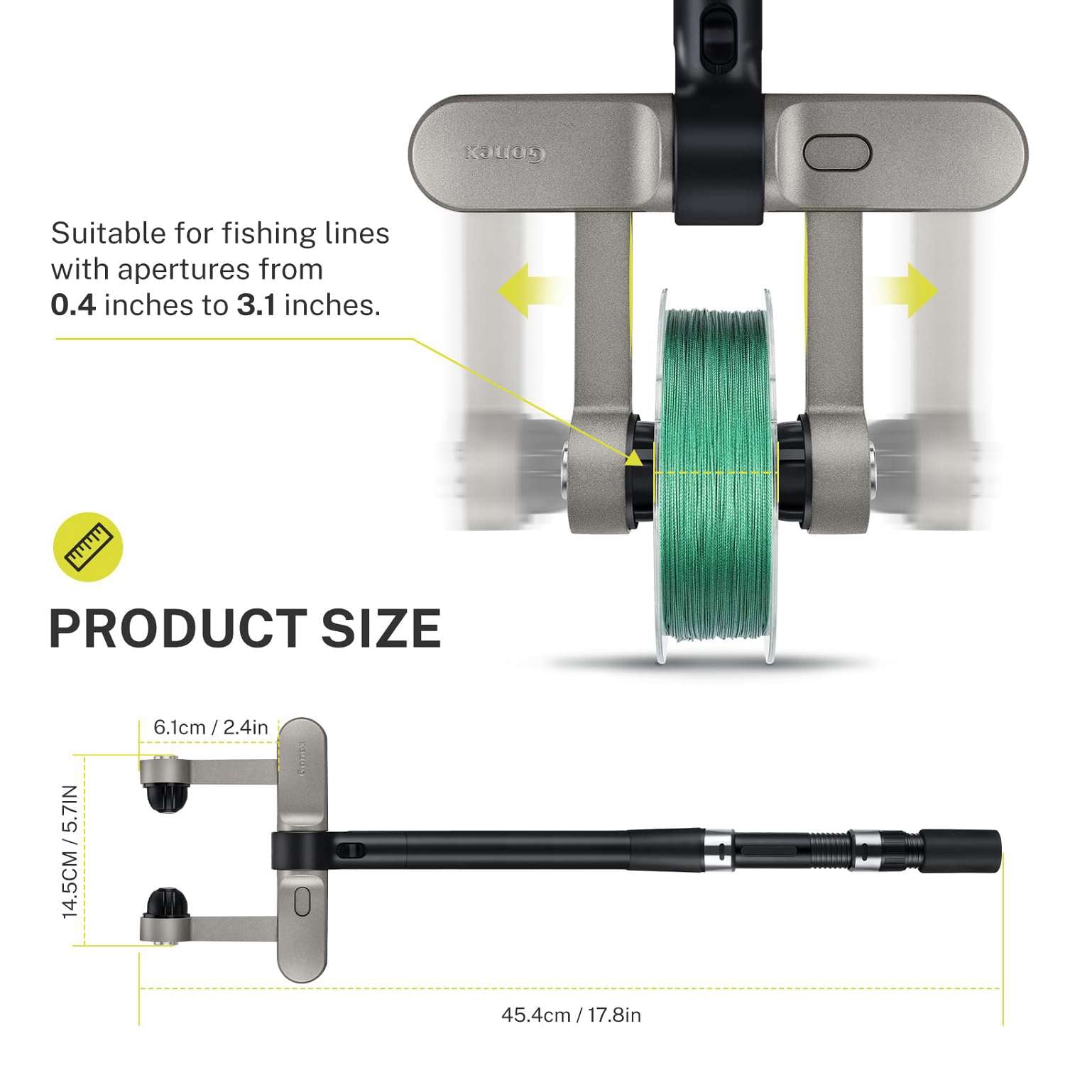 Gonex Fishing Line Spooler Professional Fishing Line Spooling Station