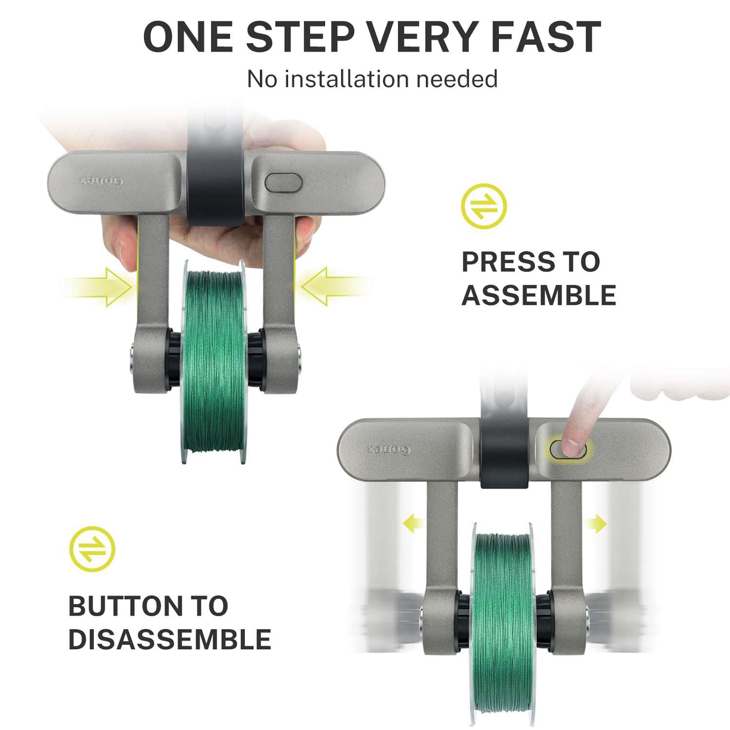 Gonex Fishing Line Spooler Professional Fishing Line Spooling Station