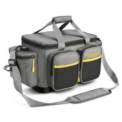 15 inch tackle bag Gonex Fishing Tackle Bag, Two Front Pockets