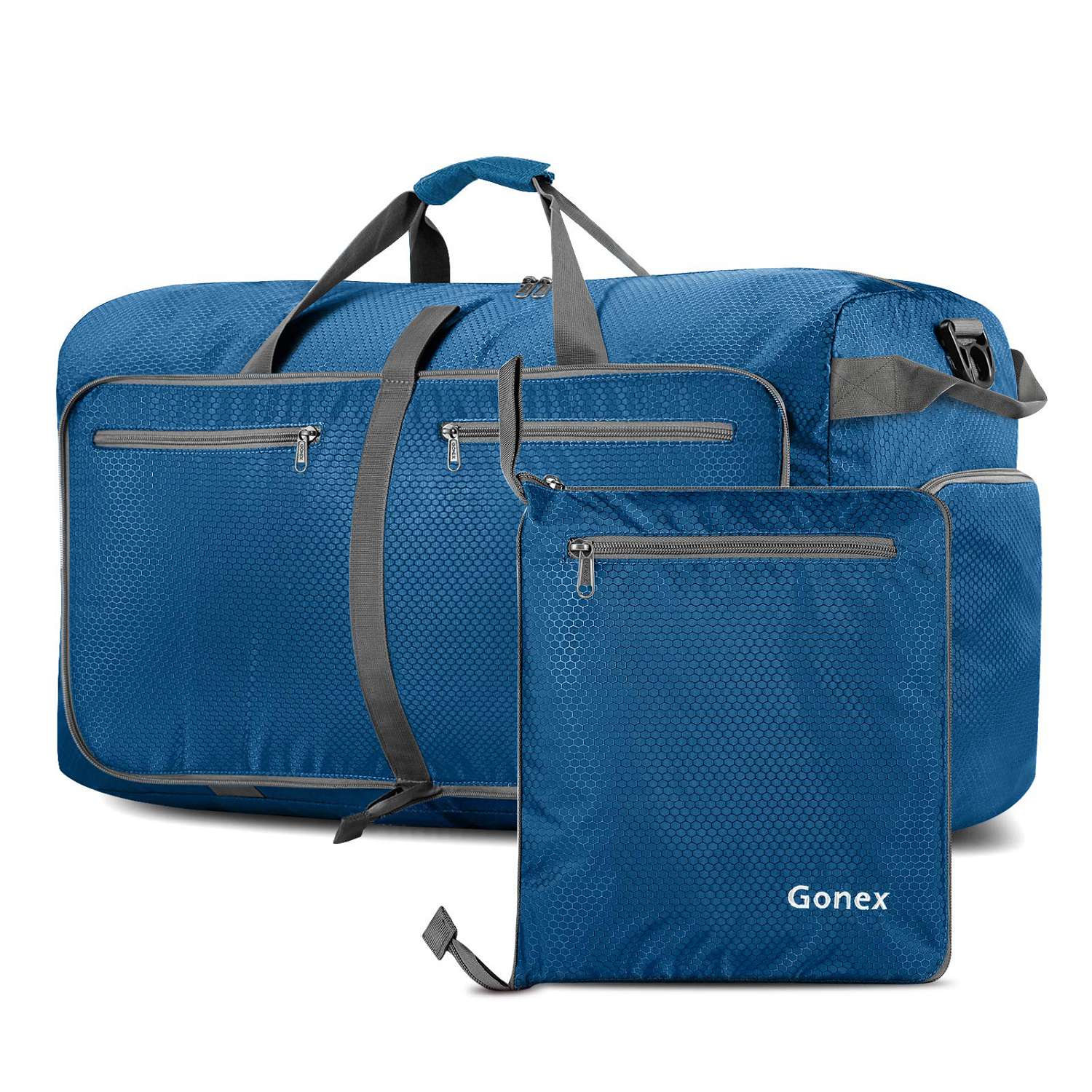 Gonex 100L Large Foldable Duffle Bag with Shoes Compartment for Travel