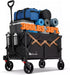 Gonex black folding cart with camping gear