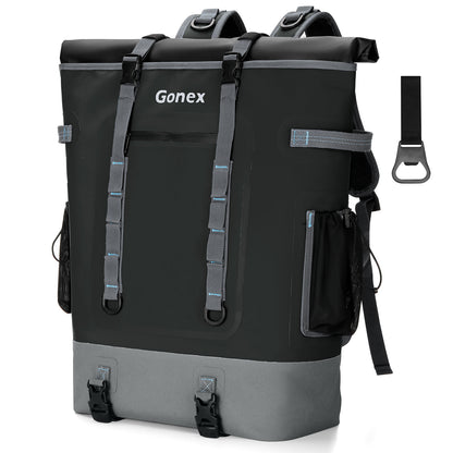 Gonex 40 can insulated cooler backpack in black