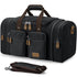 Gonex 60L canvas duffle bag in dark grey with detachable shoulder strap