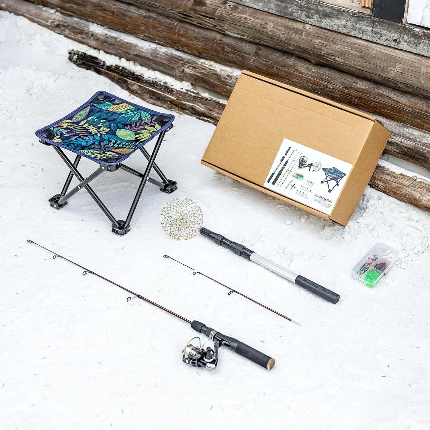Gonex Ice Fishing Rod Reel Combo Gonex Ice Fishing Rod Reel Combo