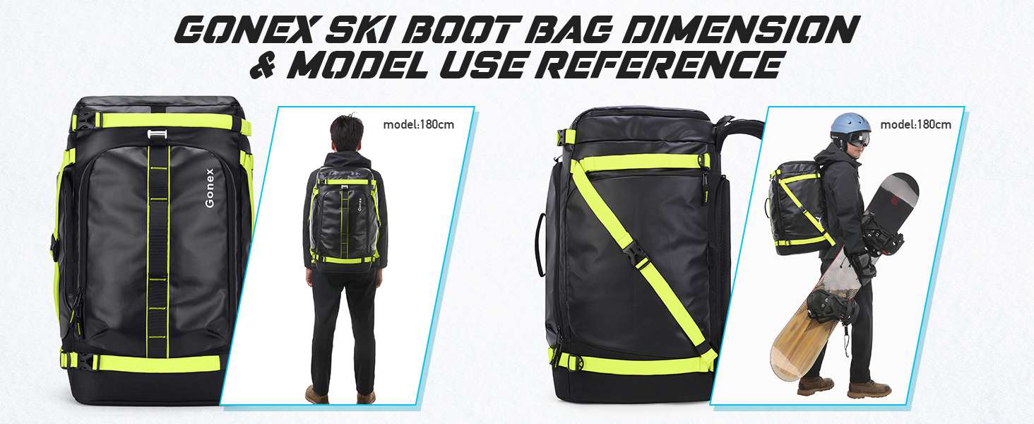 Gonex 50L Ski Boot Bag Backpack