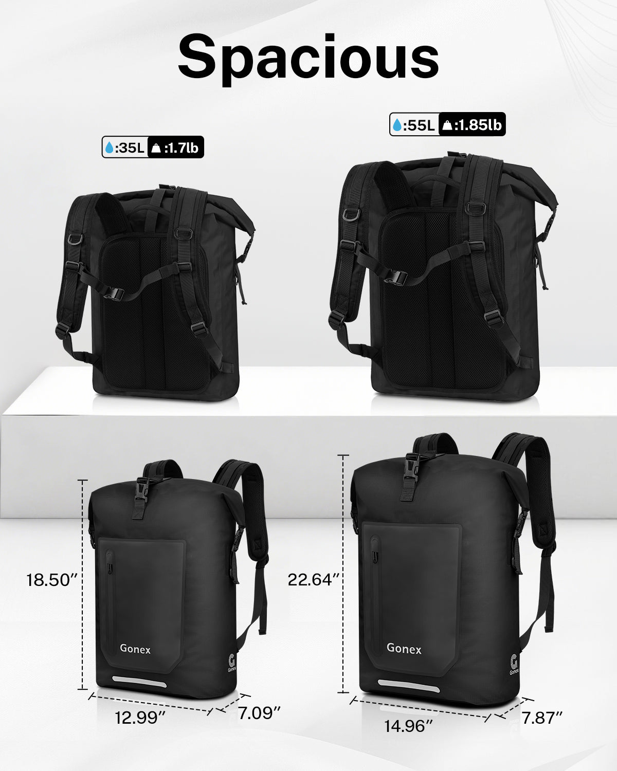 Gonex 35L Ultralight Waterproof TPU Dry Bag