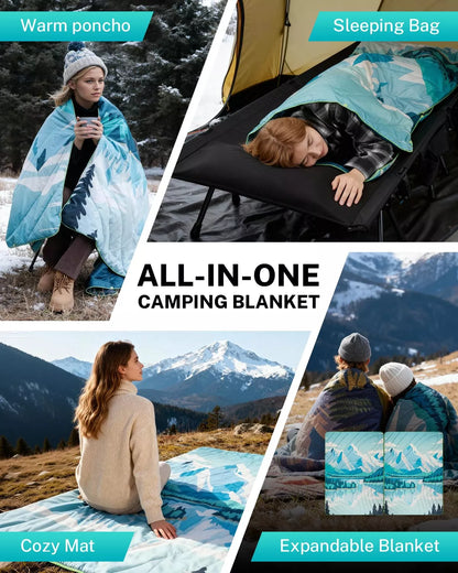All in one gonex hiking blanket applications