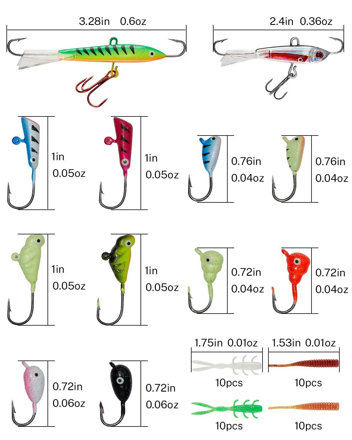 cheap ice fishing rod combos Gonex Ice Fishing Rod & Reel Combo