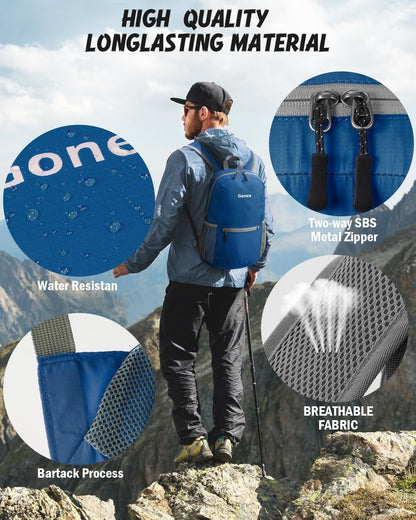 Gonex 20L Lightweight Packable Hiking Backpack Handy Daypack