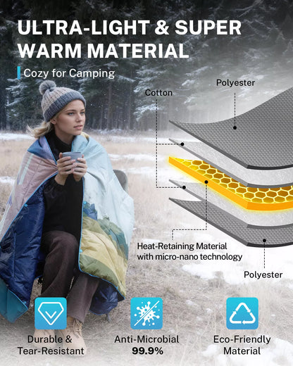 Gonex ultra-light and super warm outdoor blanket