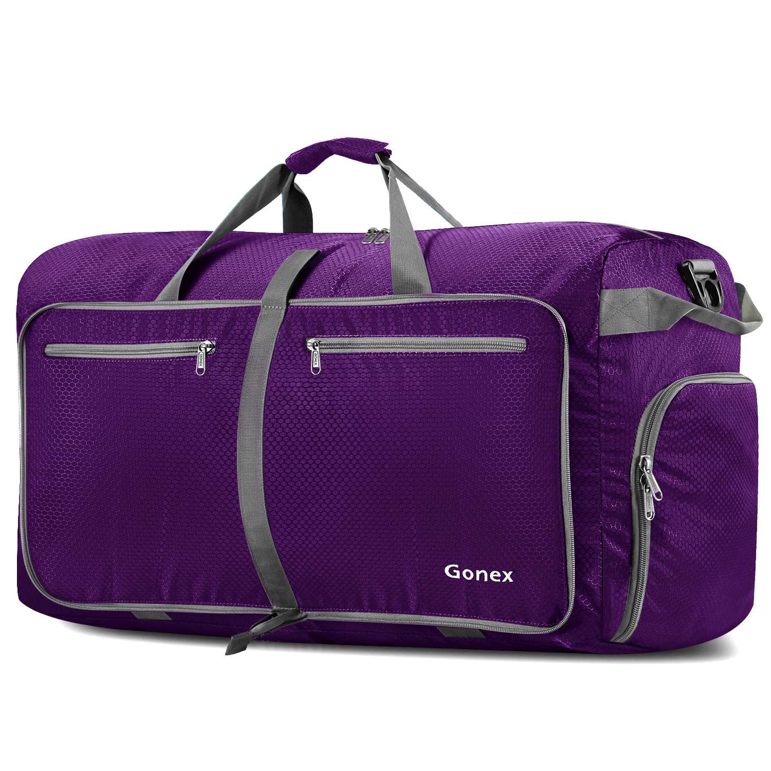 Gonex 150L Extra Large Foldable Duffle Bag for Travel, Purple