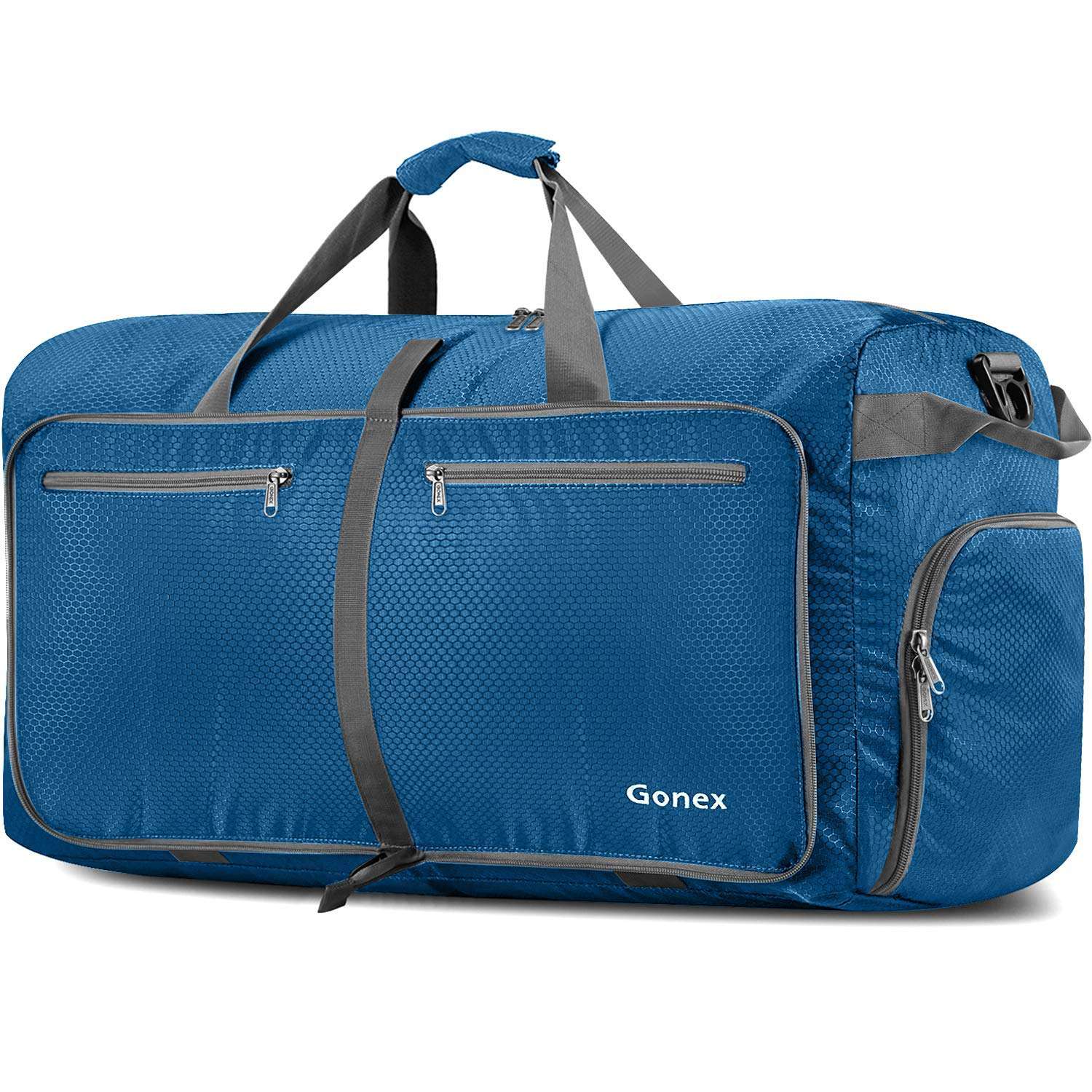Gonex 150L Extra Large Foldable Duffle Bag for Travel, Dark Blue
