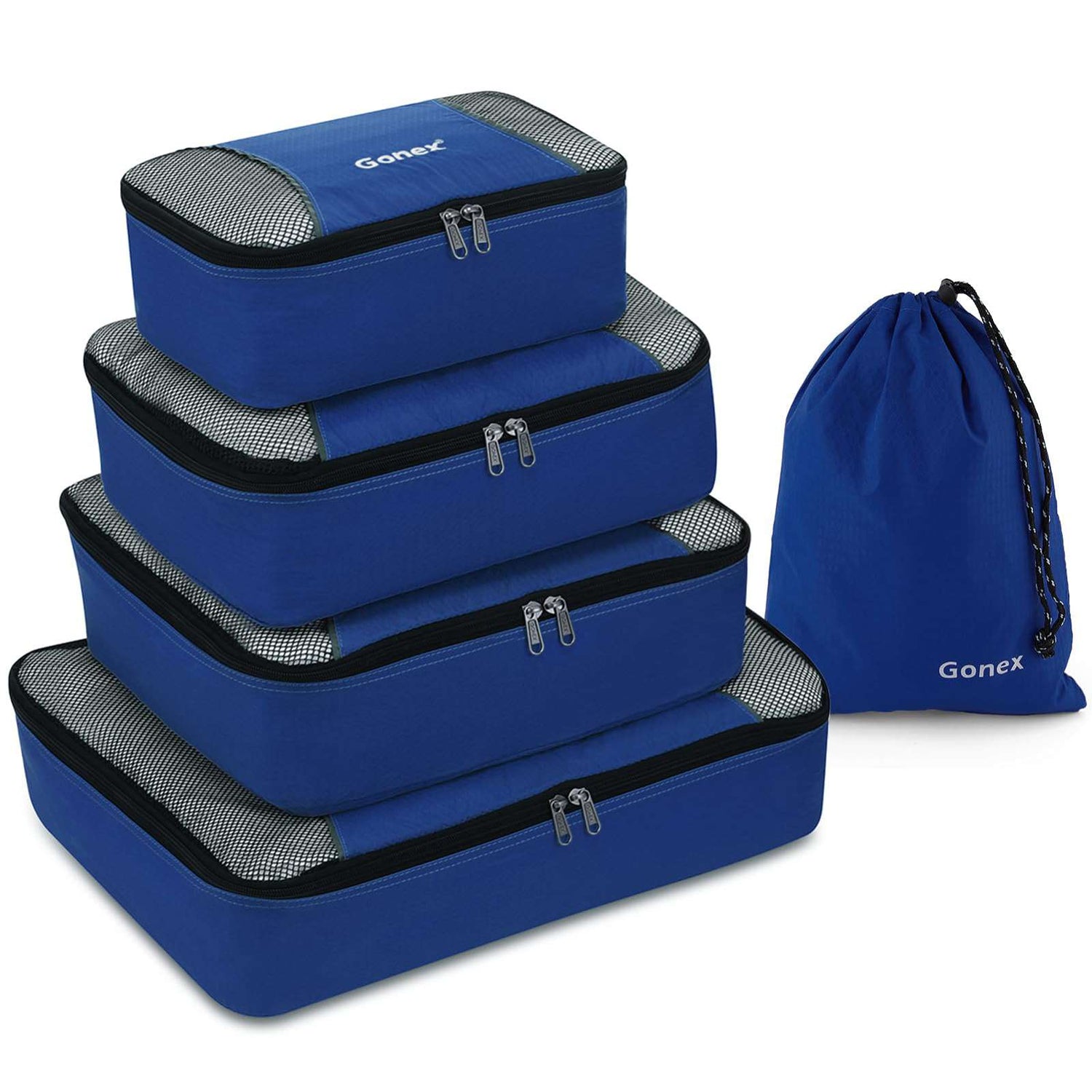 packing cubes in luggage