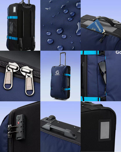 Gonex rolling duffle 30 inch blue
