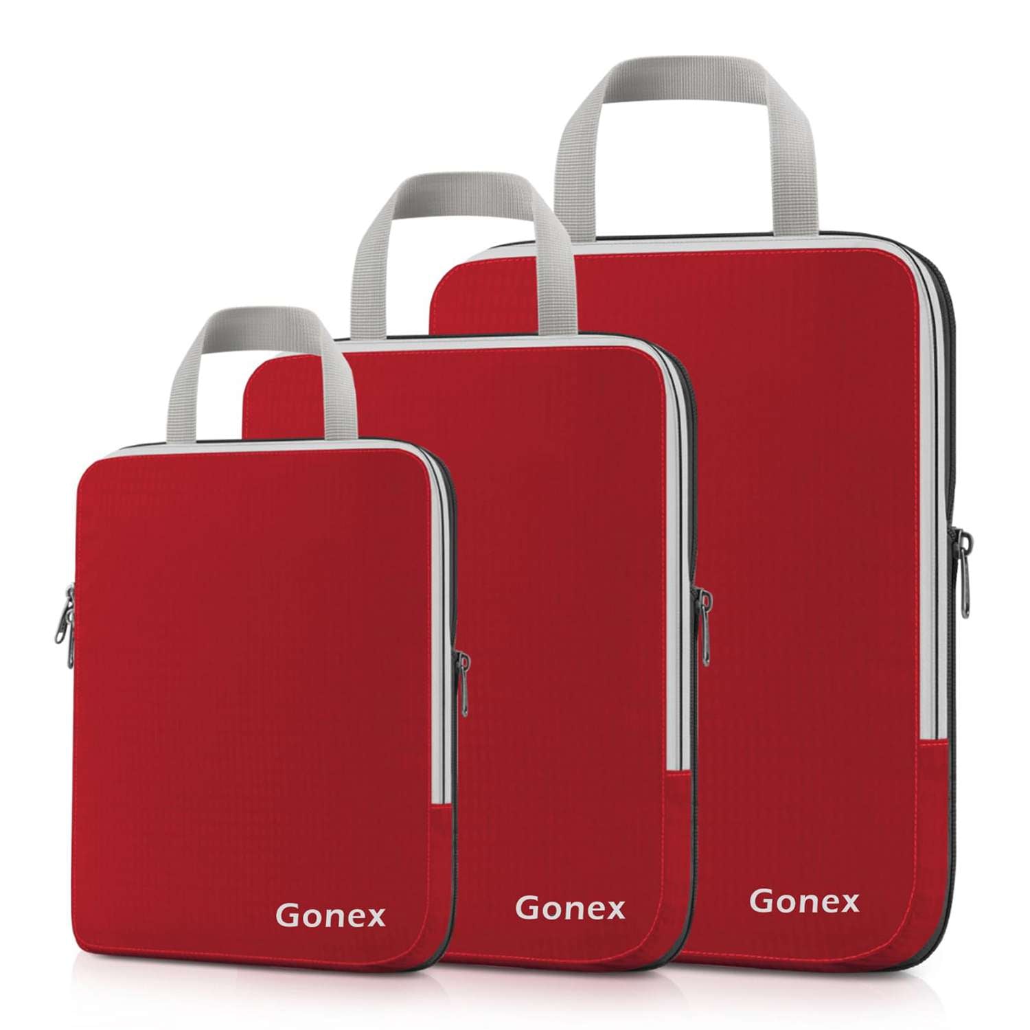 Gonex Compression Packing Cubes  Expandable Packing Organizers 4 Pcs