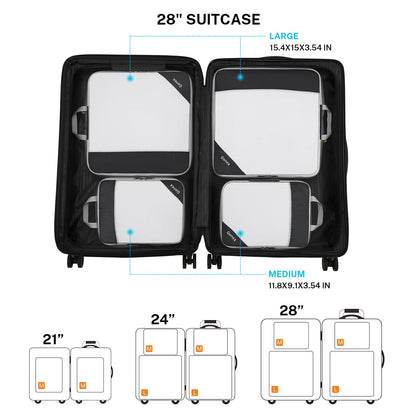 suitcase packing cubes