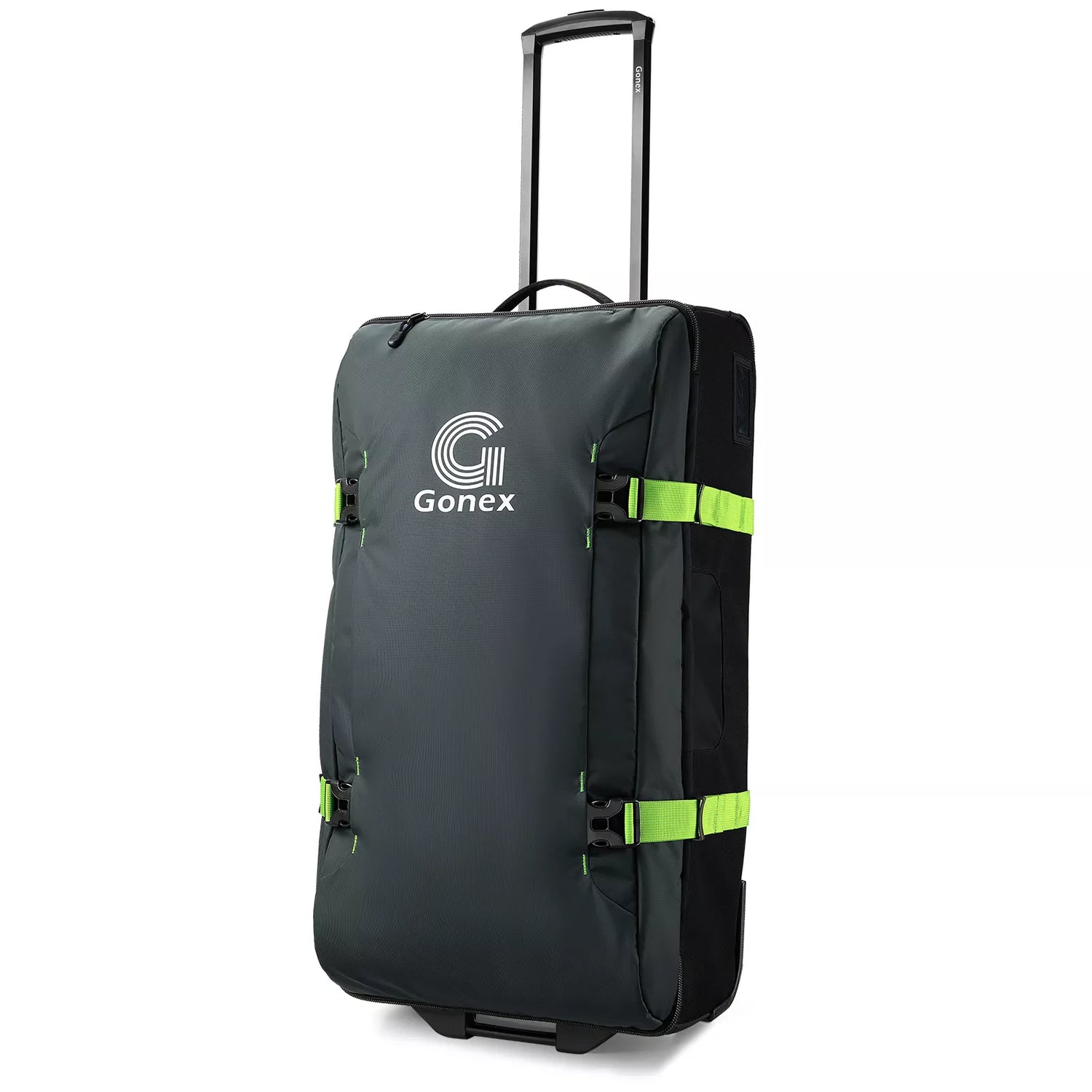backpack travel bags Gonex 30" Rolling Duffle Bags with Wheels TSA Lock & Handle, Green / United States