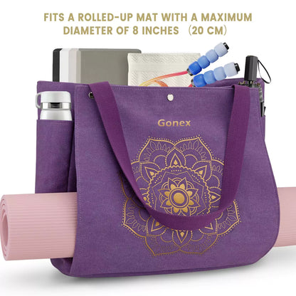 yoga bag for mat and blocks