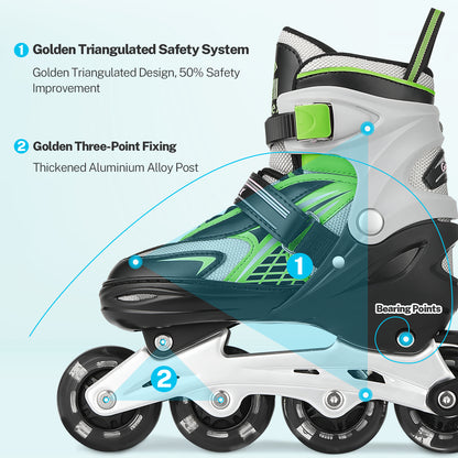 Gonex Inline Skates for Girls Boys Kids