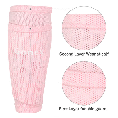 Gonex Soccer Shin Guards for Kids Adult