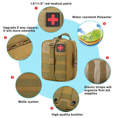 Gonex MOLLE Medical Pouch EMT First Aid Pouch