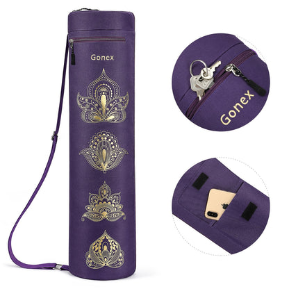 Gonex Full-Zip Yoga Mat Bag with 2 Cargo Pockets