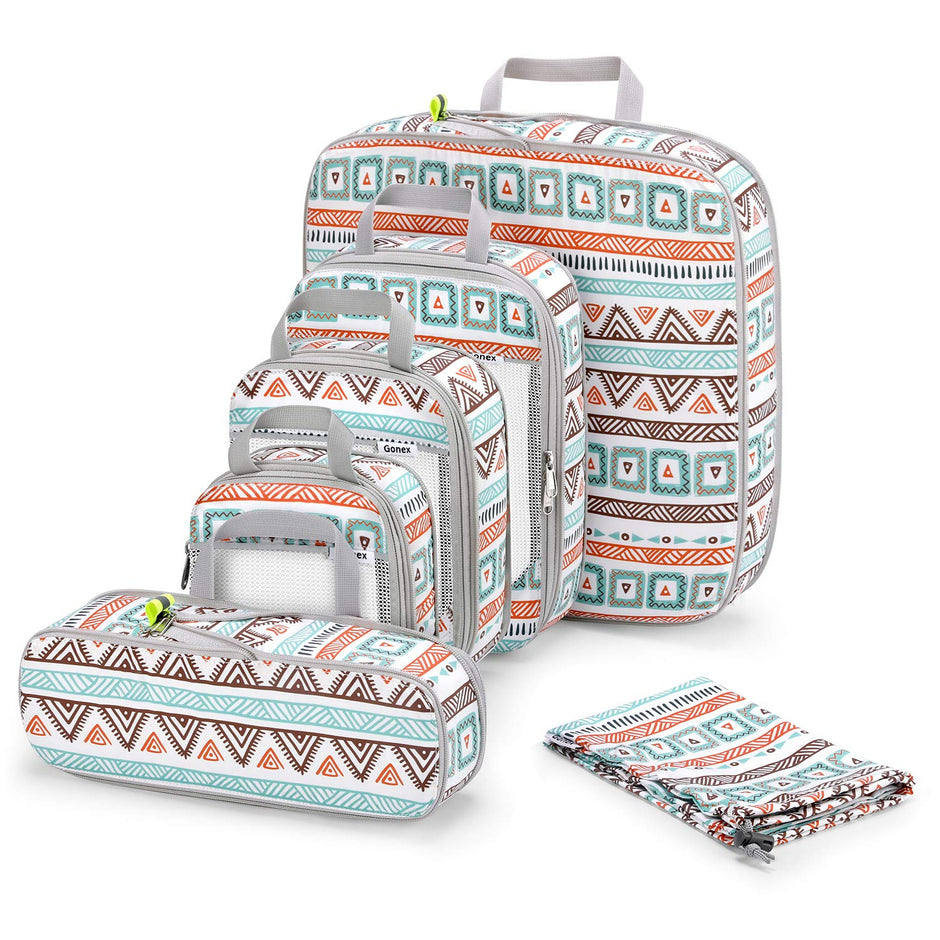 Gonex Compression Packing Cubes for Travel Luggage Cubes for Packing