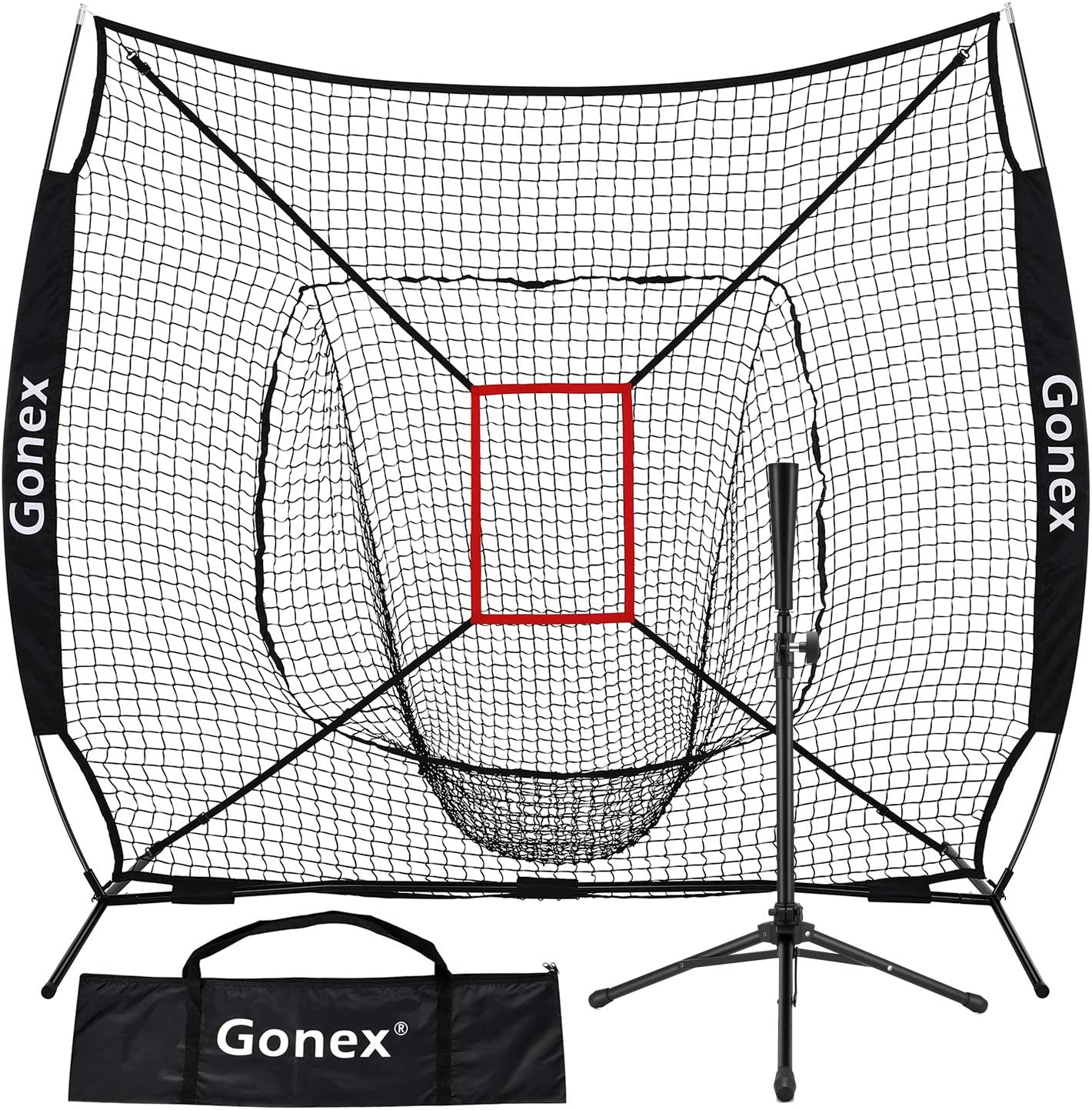 baseball net and tee set