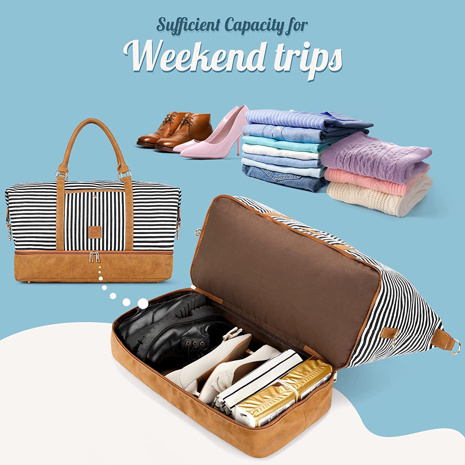 weekend duffle bag womens